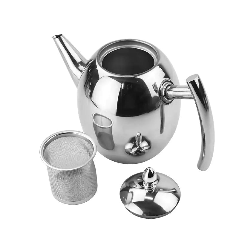 Stainless Steel Teapot With Strainer